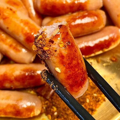 韩式小烤肠齐齐哈尔烤肉风干烤肠风味脆皮爆汁小香肠烧烤火锅食材