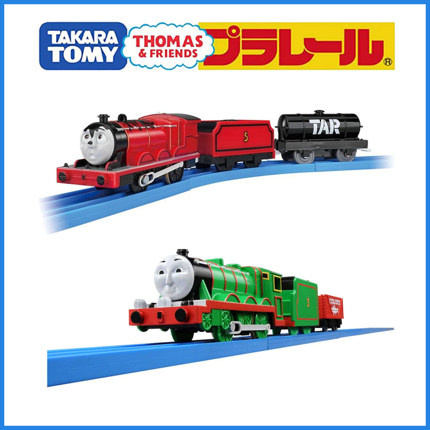 日本进口Tomy多美托马斯TS-03亨利 TS-16油漆詹姆斯电动火车玩具