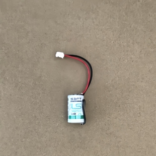 ETC用SAFT帅福得LS14250锂电池带接线插头2.0方孔3.6V全新原装