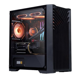 玩嘉风琴机箱台式机电脑机箱MATX240水冷itx钢化玻璃侧透电源下置