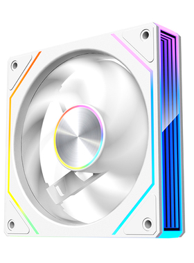 玩嘉棱镜8Pro 电脑机箱风扇12CM神光同步5V3针ARGB PWM温控调速
