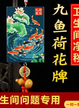鲤鱼荷花牌厕所厨房净秽化解
