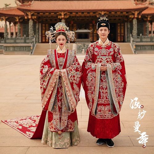 出租明制汉服婚服明制婚服男女