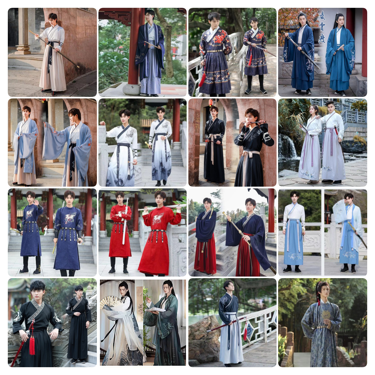 出租汉服古装男武侠魏晋唐宋制