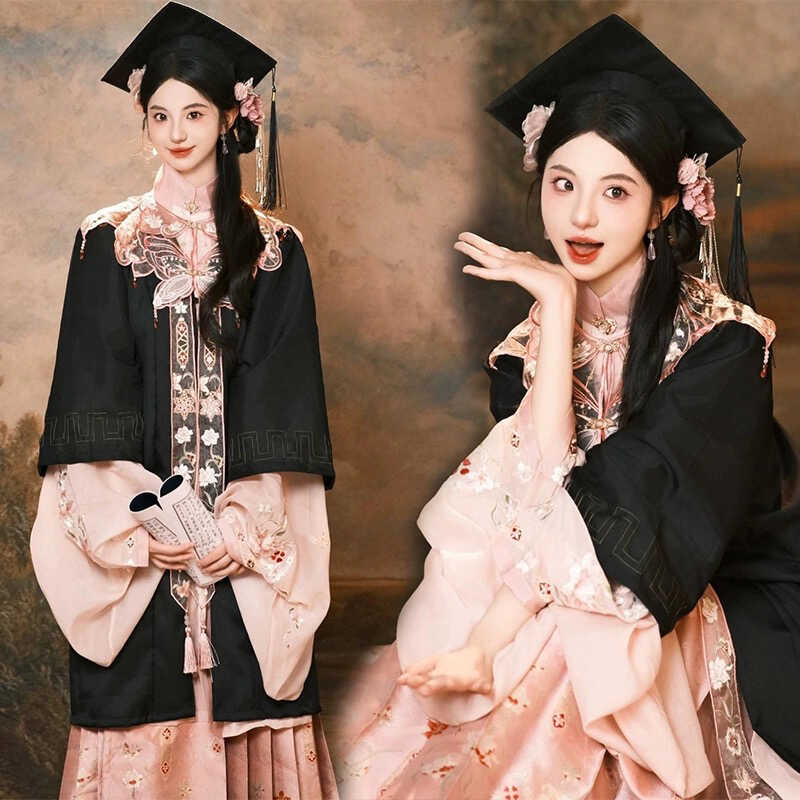 汉服学士服马面裙租赁毕业写真