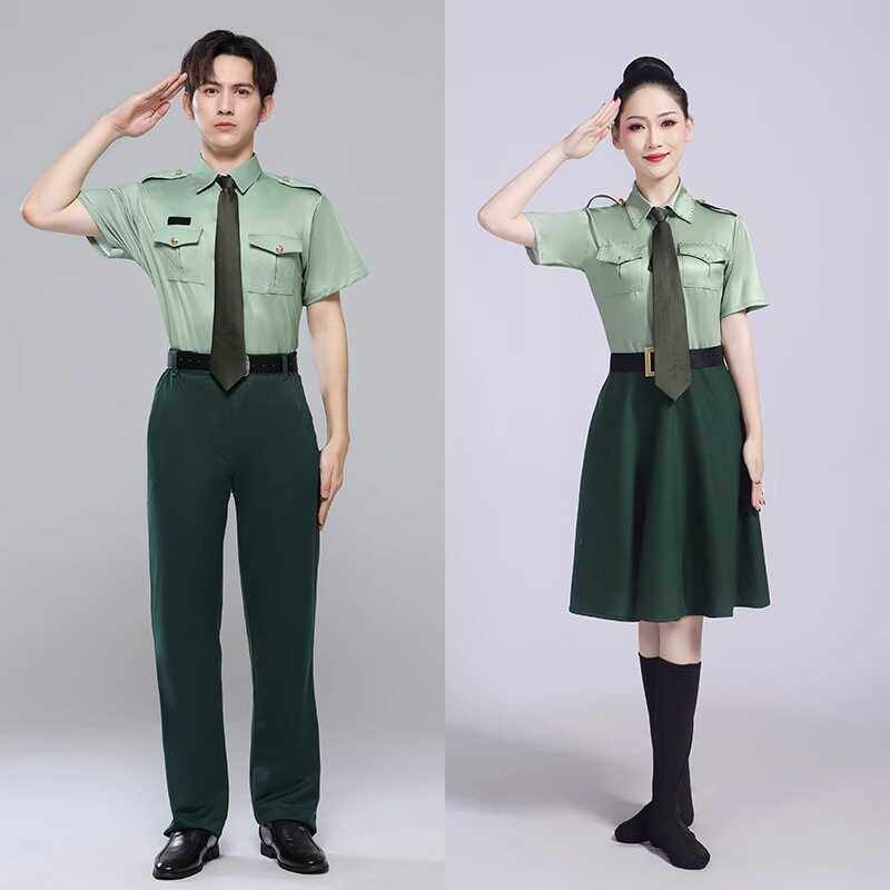 【出租】国旗班仪仗队演出服军旅礼宾服护卫队升旗手表演服装租赁
