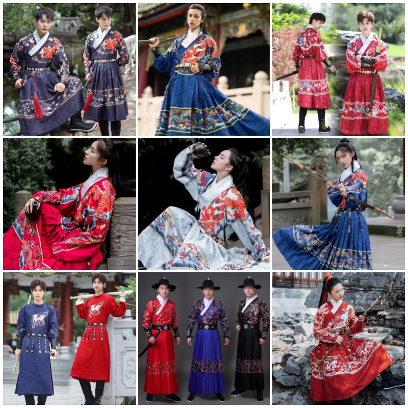出租伴郎服兄弟装演出服飞鱼服男明制锦衣卫汉服租赁男生表演服装