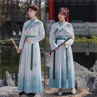 出租少年汉服剑客古装女男士中国风大码男女古风宋制帅气侠客租赁
