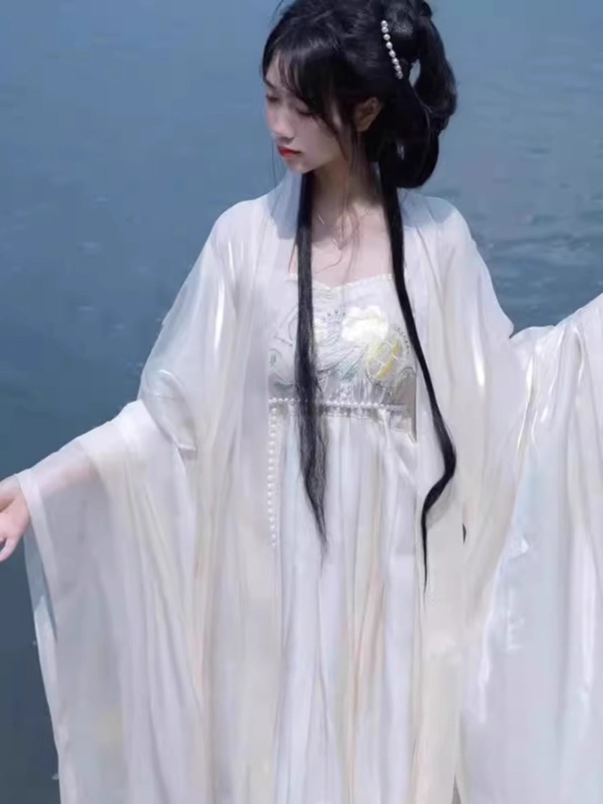 出租绝美古风汉元素古装汉服夏款女清新诃子裙中国风仙气飘逸租赁,女装/女士精品,汉服套装,淘宝优惠券,粉丝福利购,淘宝优惠卷