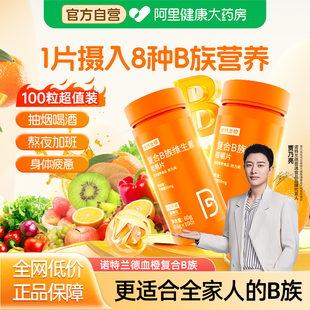 诺特兰德复合维生素b族片vb多种cVC烟酰胺旗舰店官方正品 维生素