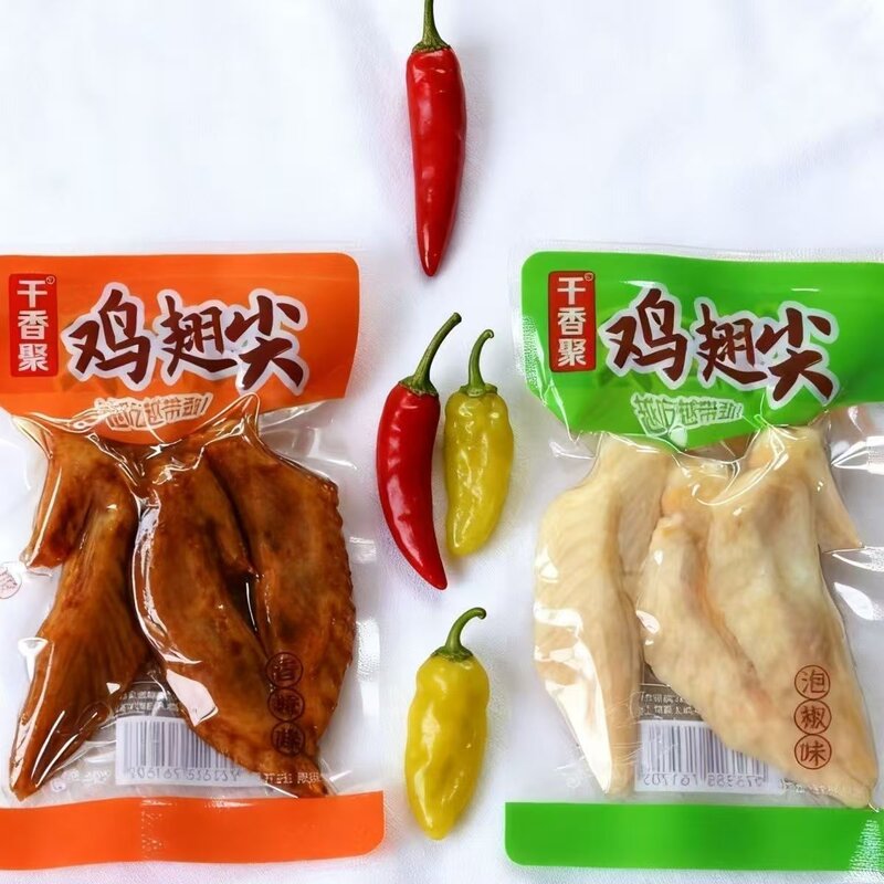 千香聚鸡翅尖即食小包装香辣泡椒味熟食独立包装小吃解馋宿舍零食