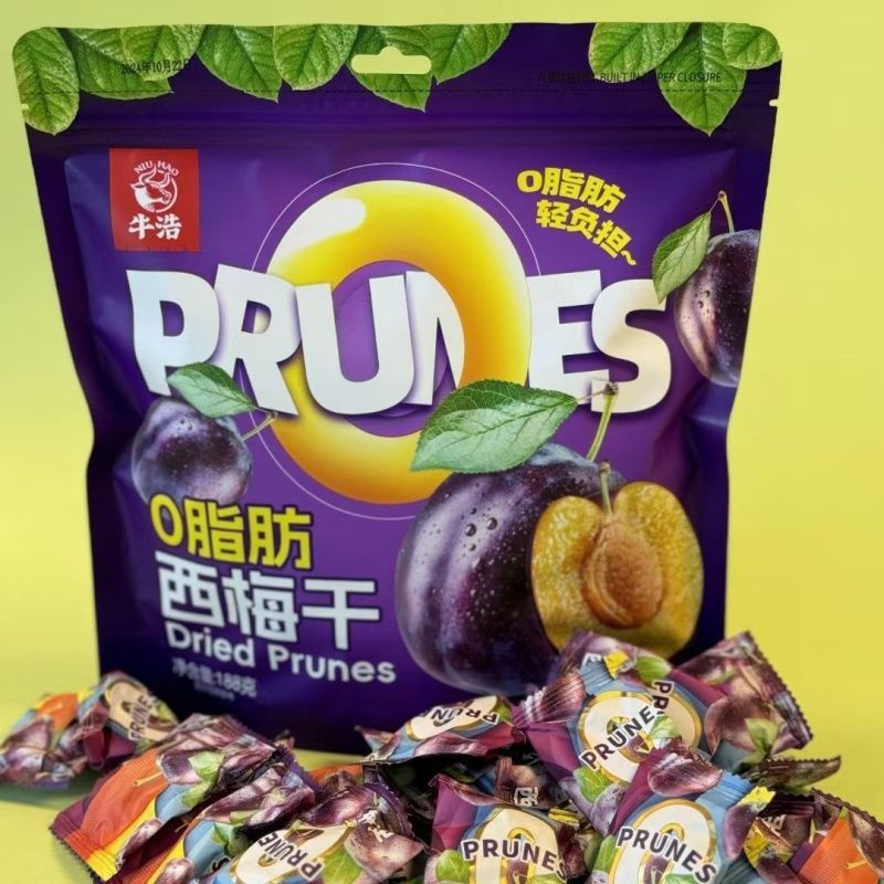 牛浩特产西梅干梅子低脂天然风干零食大颗果干蜜饯果脯办公室零食