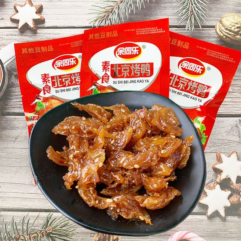 余同乐北京烤鸭味辣条 麻辣素肉豆干8090后儿时童年怀旧小零食品