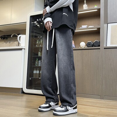 Men's jeans, pants, oversized loose fit男牛仔裤长裤大码宽松