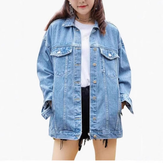 Women's denim jacket top女装春秋新款牛仔外套女夹克长袖上衣