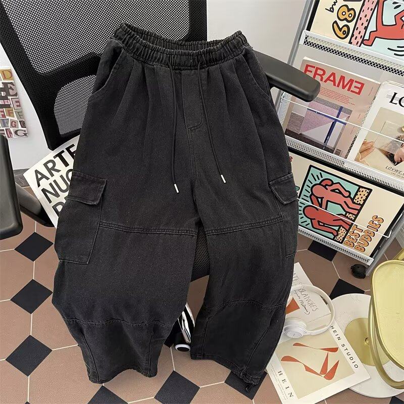 American workwear jeans for women美式工装拖地牛仔裤女黑灰,女装/女士精品,牛仔裤,淘宝优惠券,粉丝福利购,淘宝优惠卷