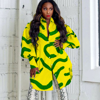 3XL plus size shirt skirt African women's dress衬衫裙连衣裙