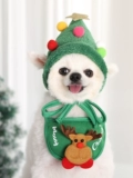 Pet Christian Christian Hat Dog Dog Dog Новая годовальная одежда плюшевая кошка кот кот