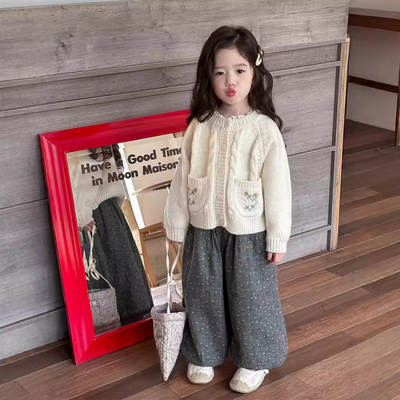 儿童套装女秋2025新款爆款高级感