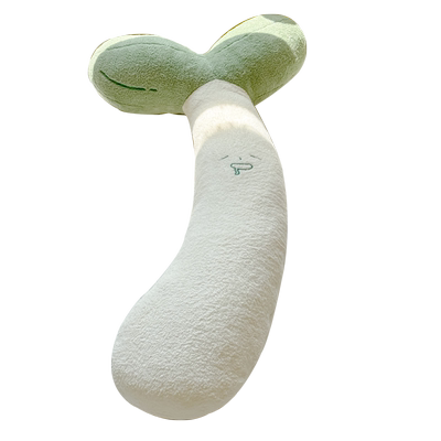 可爱豆芽长条抱枕女生睡觉床上
