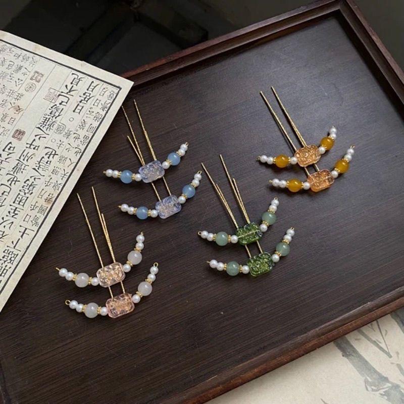古风汉服发钗可随意造型小钗