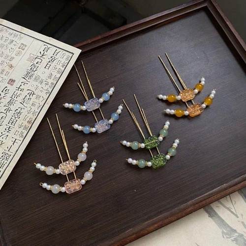 古风汉服发钗可随意造型小钗