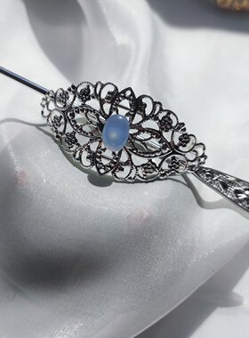 原创古风汉服发冠束发顶冠发箍古装武侠动漫简约情侣束发英气发髻