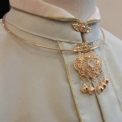 合金项圈璎珞圈颈饰掐丝