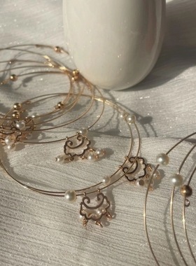 小清新合金笑脸手镯简约