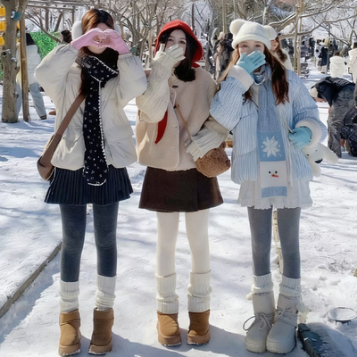 浅灰色竖条纹打底裤袜女秋冬季2025新款加绒外穿秋裤连踩脚紧身裤