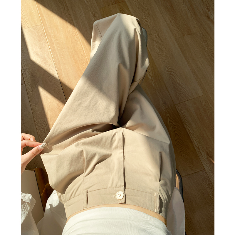 小个子高腰显瘦休闲棉麻牛仔裤