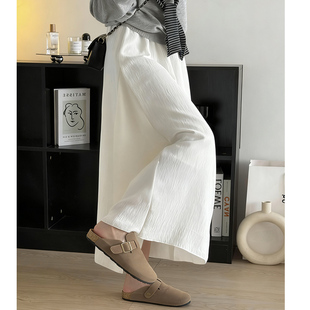 白色半身裙女春夏2026新款高腰显瘦百搭A字长裙小个子通勤风伞裙