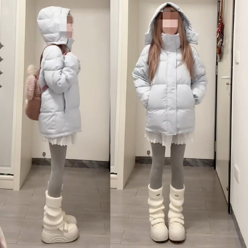 灰色弹力打底裤女春秋冬2025新款