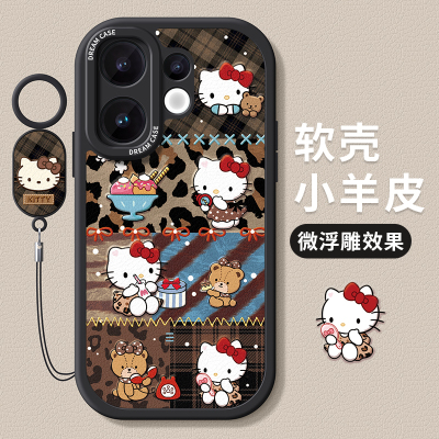 适用vivos30手机壳复古KT猫防摔