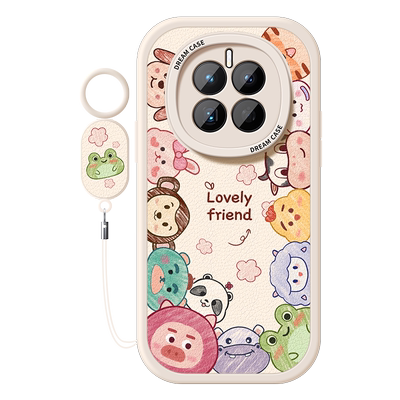 适用华为mate50卡通小熊手机壳软