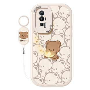 适用红米k60至尊版手机壳新款k50pro保护套全包note13pro+硅胶k40s软外壳k30防摔12pro磨砂11小狗10卡通e女款