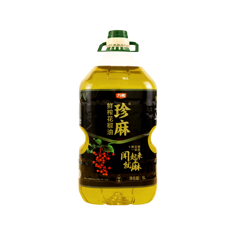 万弗鲜榨花椒油商用5L大桶特麻特香麻油米线专用四川正宗花椒油