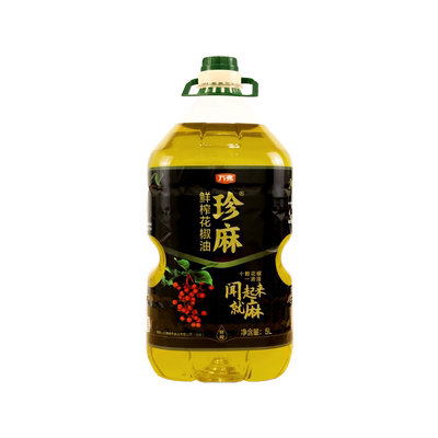 万弗珍麻鲜榨花椒油5L商用