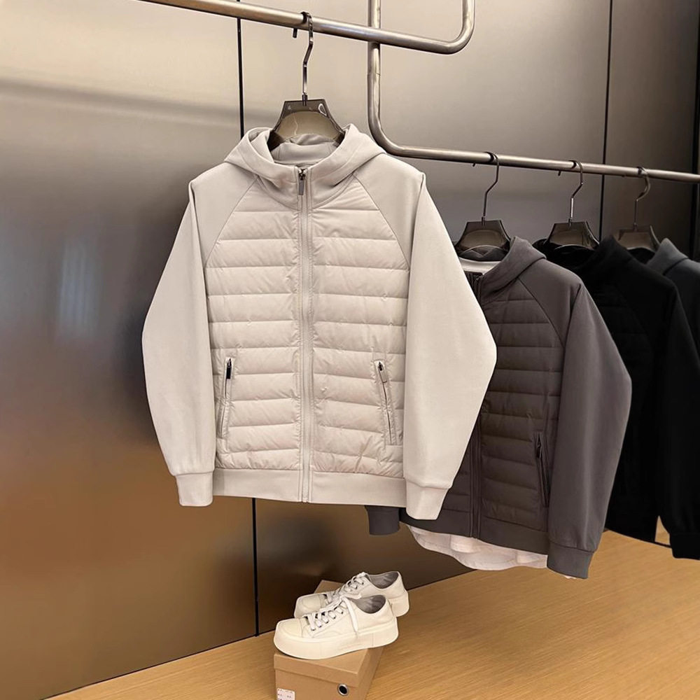 90白鸭绒轻薄羽绒服男士秋冬季2025新款潮牌冬天外套连帽二棉上衣