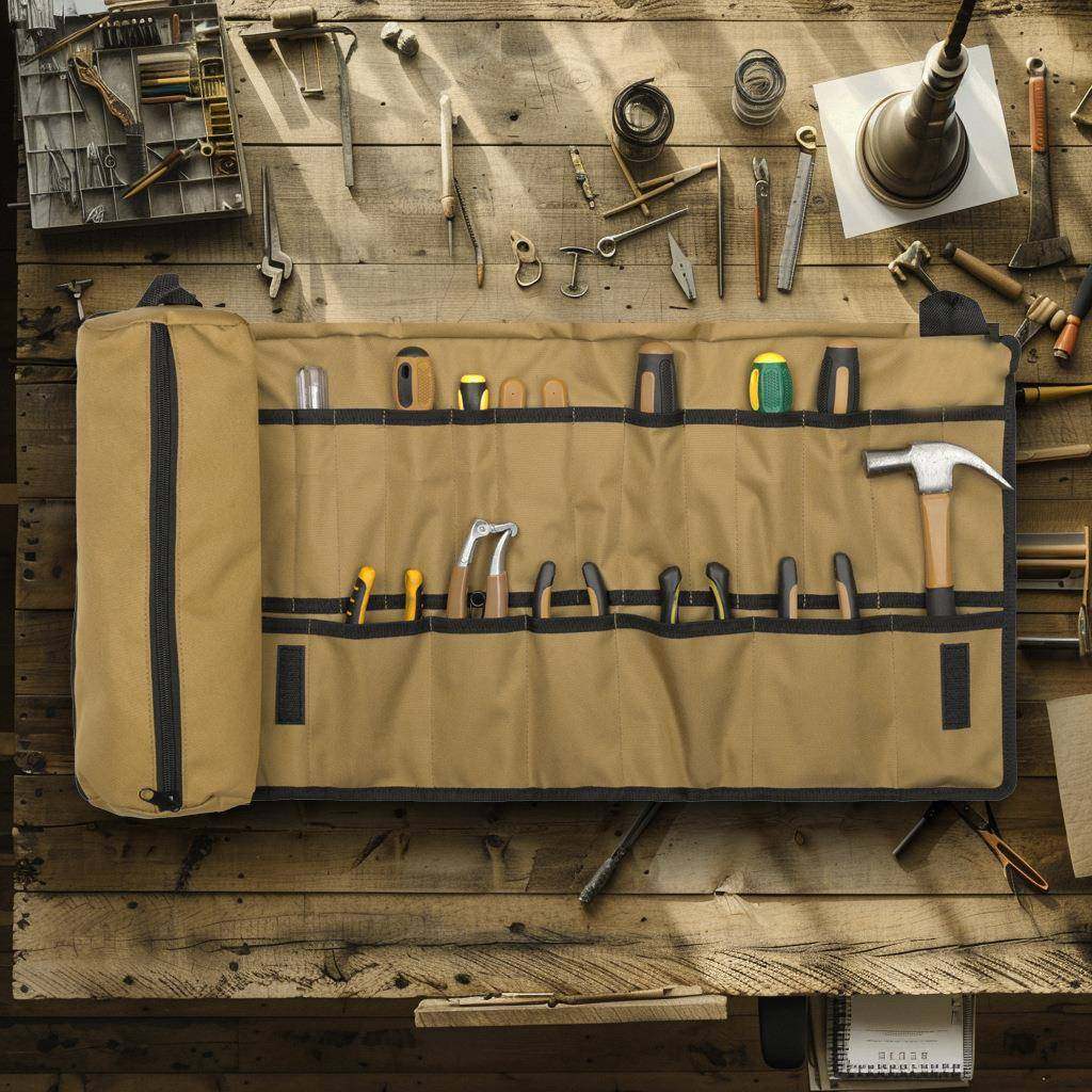 工具包结实耐用多功能维修工具包扳手帆布工具挂袋工具卷式收纳袋,五金/工具,工具包,淘宝优惠券,粉丝福利购,淘宝优惠卷