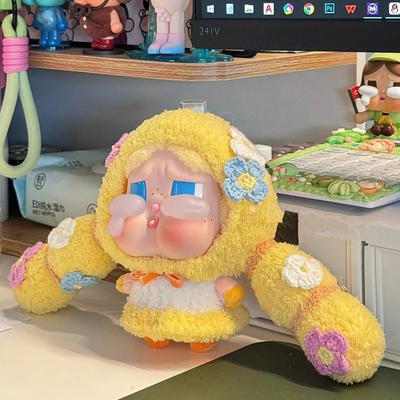 17cm泡泡玛特哭娃系列CRYBABY玩偶娃衣双马尾套装材料包礼物