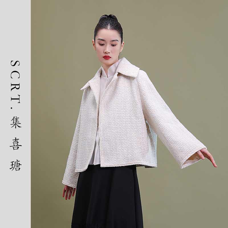 秋冬新款羊毛小香风上衣外套