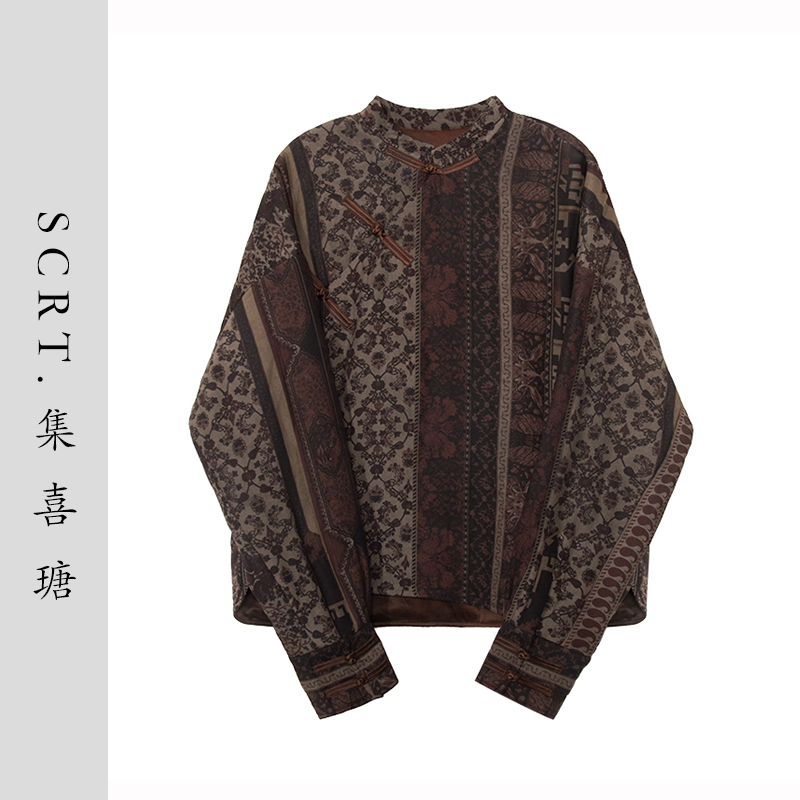 SCRT集喜瑭新中式加厚棉服外套SGS15418