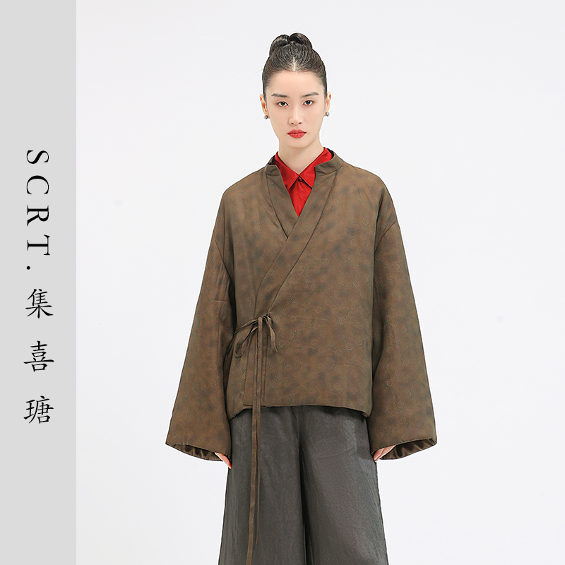 SCRT集喜瑭桑蚕丝棉衣外套SFW15258