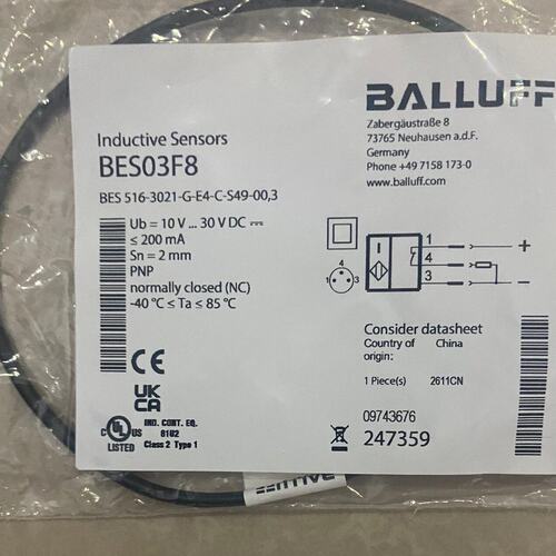 UFF接近开关BES03F8BES M08MI-PSC15B-BV03BES M08MI-PSC15B-BV05