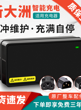 适用新大洲电动车电瓶充电器48V12AH60V20AH72V32A新大洲充电器