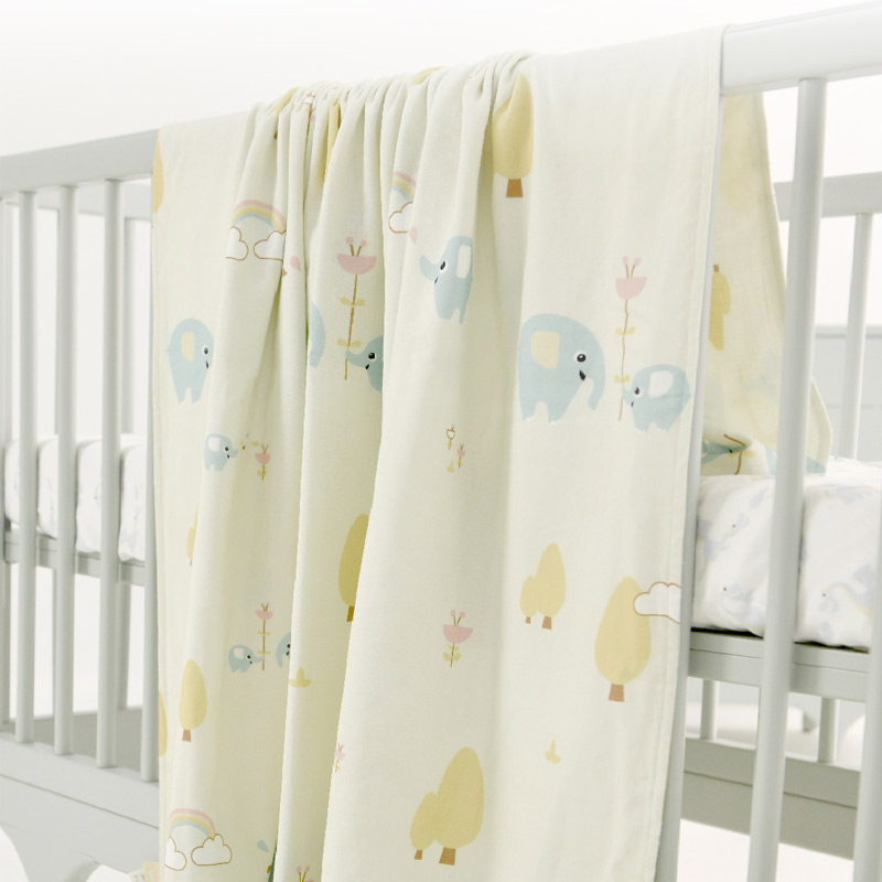 nmay嬰童蓋毯新疆長絨棉包巾