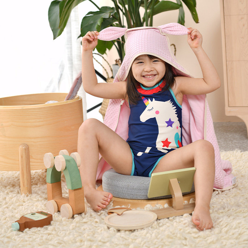 nmay 纯棉儿童连帽浴巾宝宝带帽超柔吸水浴袍浴巾,婴童用品,浴巾,淘宝优惠券,粉丝福利购,淘宝优惠卷