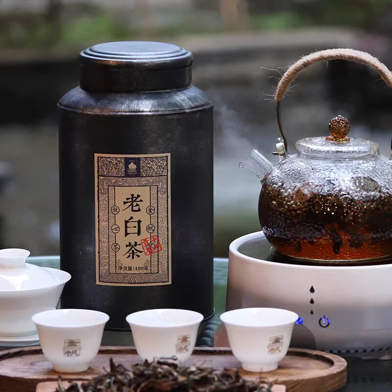 金帆牌福鼎白茶正宗贡眉散茶