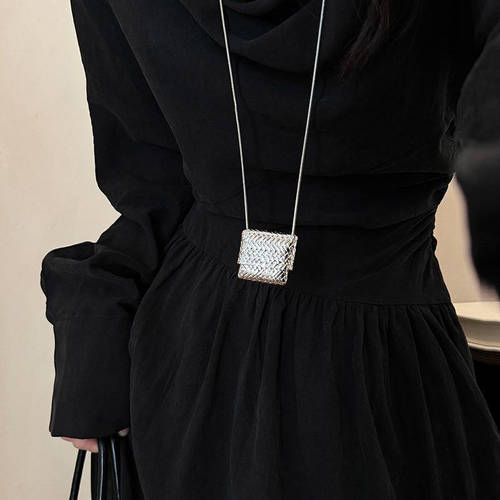 中古编织包包长款项链独特毛衣链